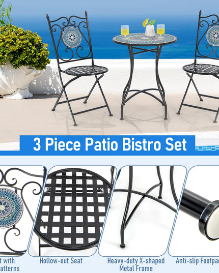 Giantex Bistro Table and Chairs Set of 2