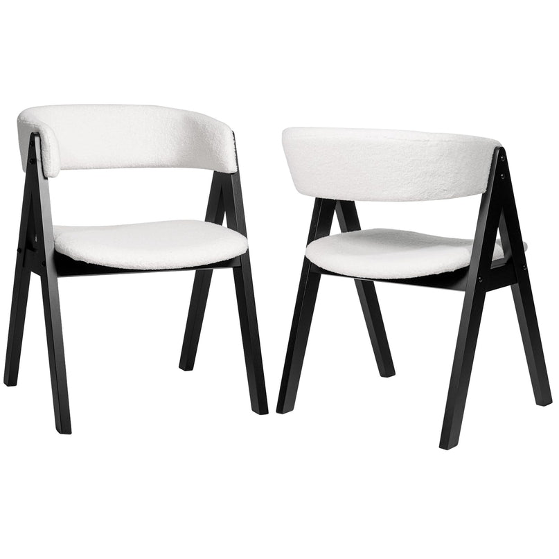 Giantex Wooden Dining Chairs Set for Home Living Room