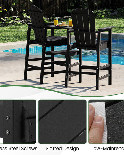 Giantex Outdoor Tall Adirondack Chairs Set of 2