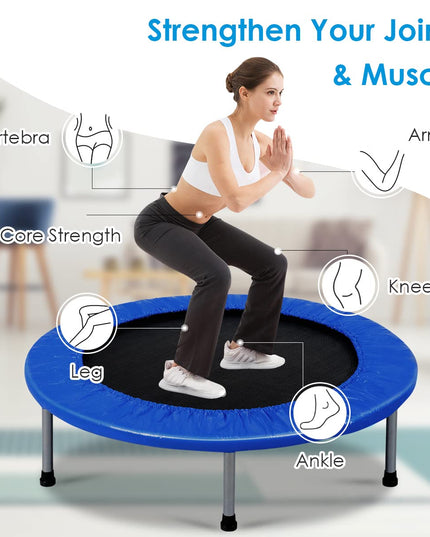 Giantex 36"  Foldable Rebounder Trampoline for Adults