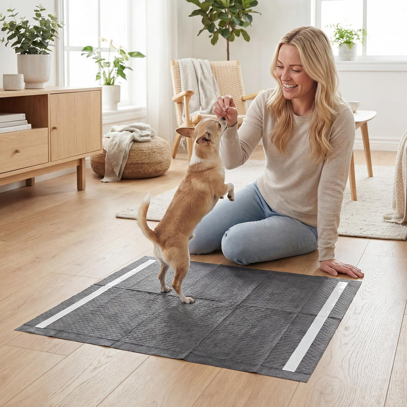 Giantex 150-Pack 24" x 24" Charcoal Dog Pee Pads for Small & Medium Dogs