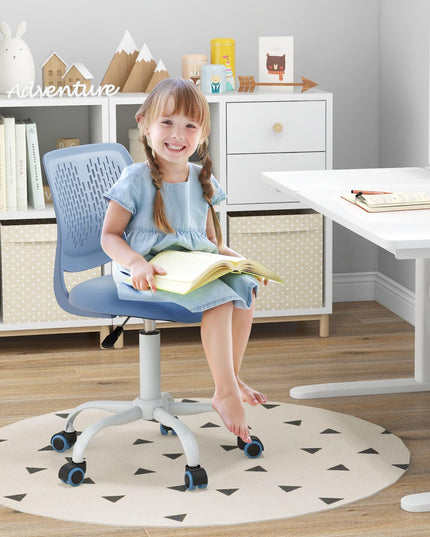 Giantex Kids Desk Chair, Children Armless Study Chair with Adjustable Height, for Girls Boys Teens