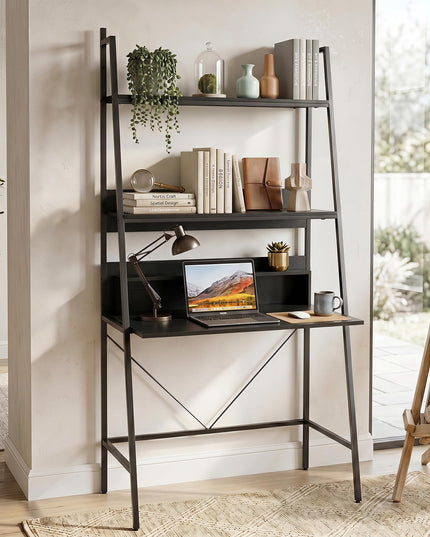 Giantex 3-Tier Ladder Computer Desk for Small Spaces