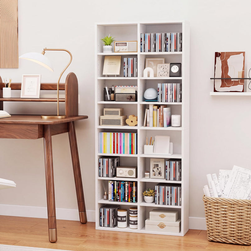 Giantex DVD Shelf 16-Shelf Wide CD Rack(1/2)