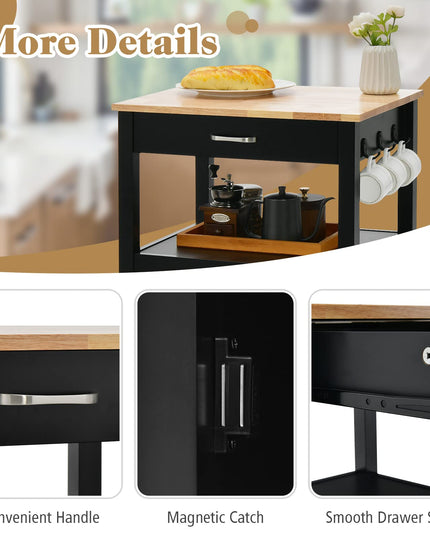 Giantex Kitchen Cart with Storage
