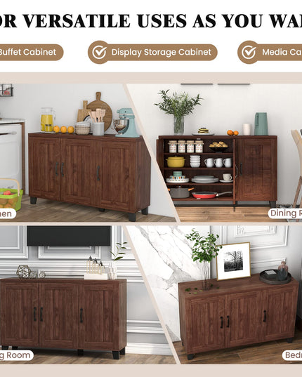 Buffet Cabinet Kitchen Storage Cupboard - Giantex