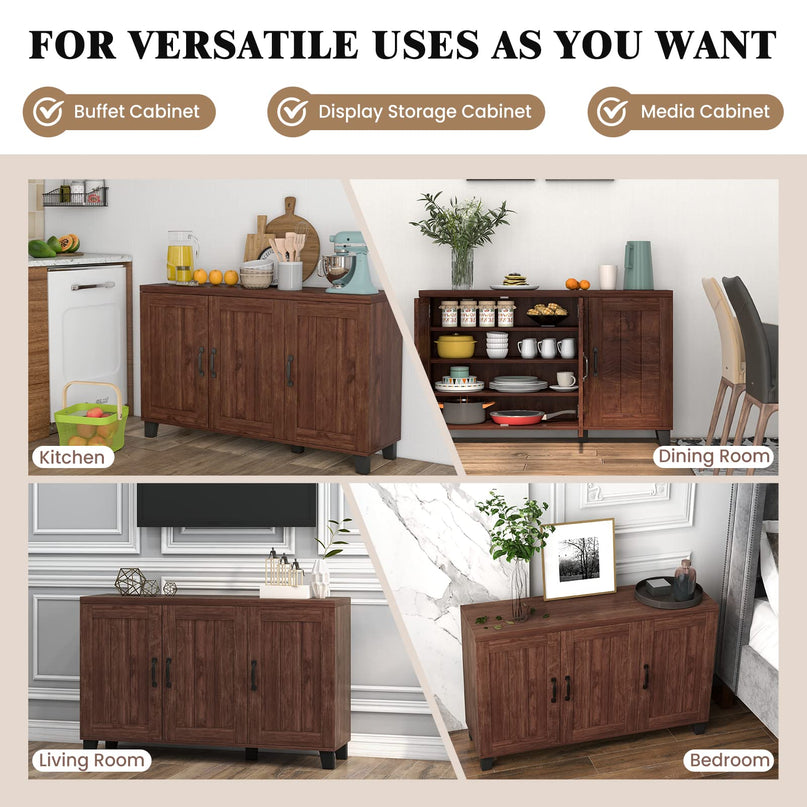 Buffet Cabinet Kitchen Storage Cupboard - Giantex