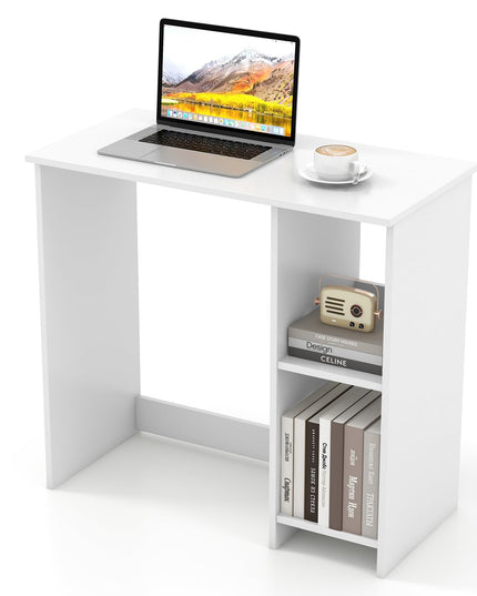 Giantex White Small Desk for Bedroom