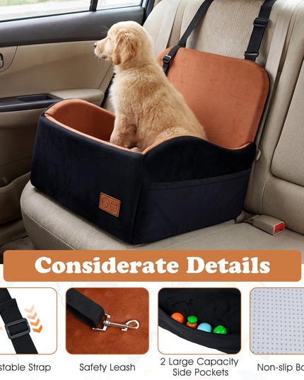 Giantex Orthopedic Dog Car Seat for Small Dogs up to 35/55 lbs(21'' x 20'' x 18''/32'' x 21'' x 18'')