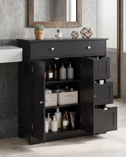 Giantex Freestanding Bathroom Floor Storage Cabinet