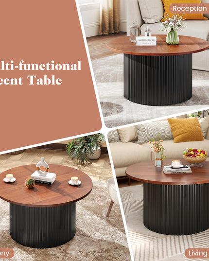 Giantex Round Coffee Table