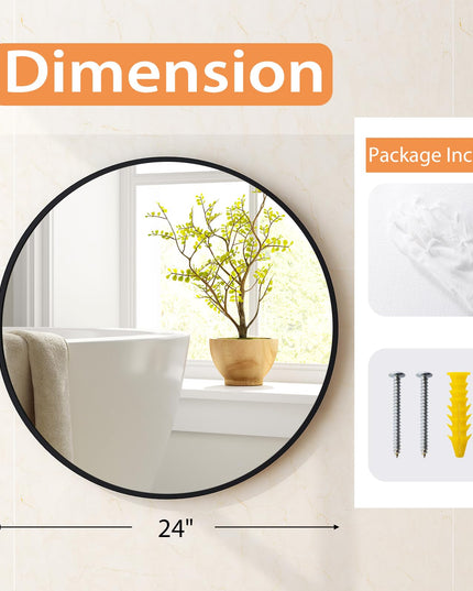 CHARMAID Wall Mirror for Bathroom