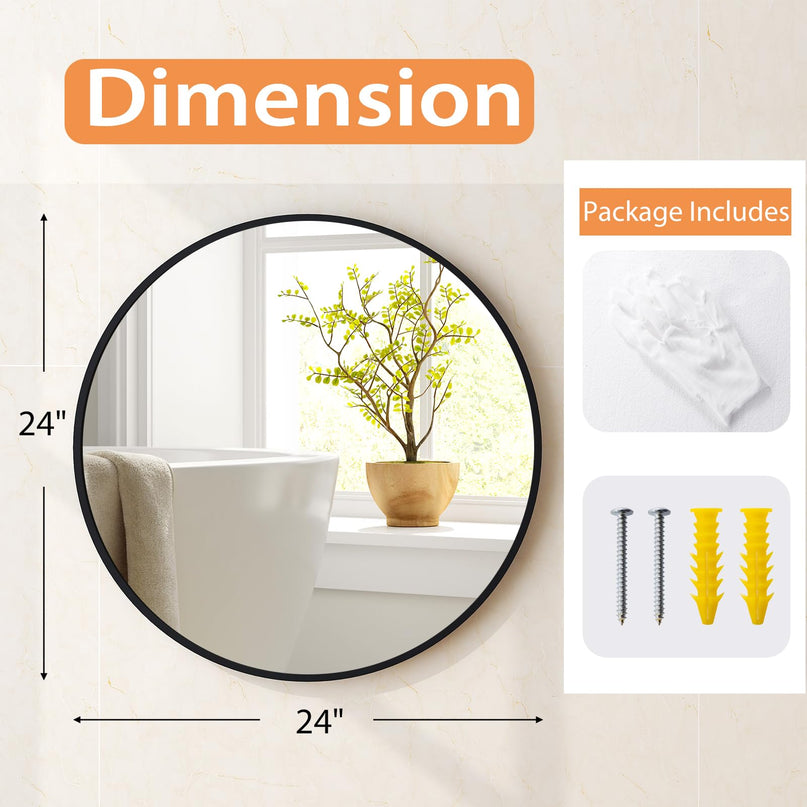 CHARMAID Wall Mirror for Bathroom