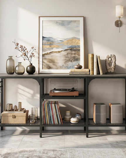 Giantex 3-Tier TV Stand for TVs up to 65 Inch with Open Storage Shelves