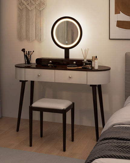 CHARMAID Makeup Vanity Desk with Lights