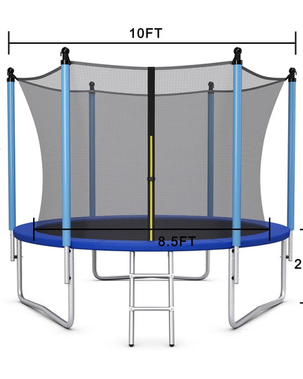 Giantex 10Ft ASTM Certified Approved Recreational Trampolines