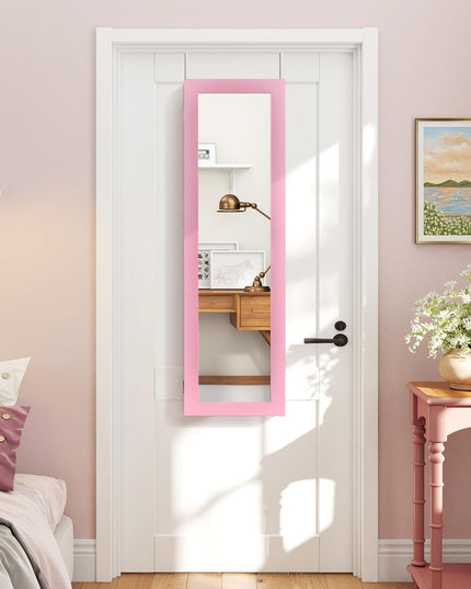 Giantex Wall Mounted Jewelry Cabinet with Full Length Mirror