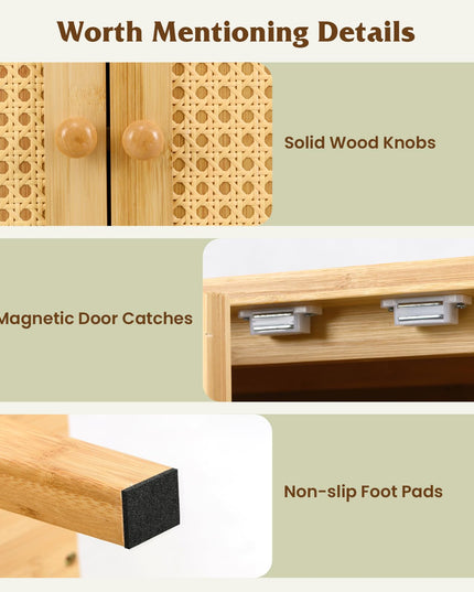 Giantex Buffet Cabinet with Storage for Living Room Kitchen Entryway
