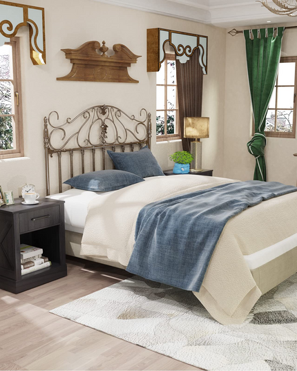Wooden Sofa Side Table for Bedroom Office Study