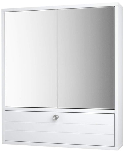 Giantex Bathroom Cabinet Wall Mounted Mirrored Storage Organizer