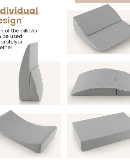 4-in-1 Floor Futon Sleeper Chair with High-Density Foam - Giantex