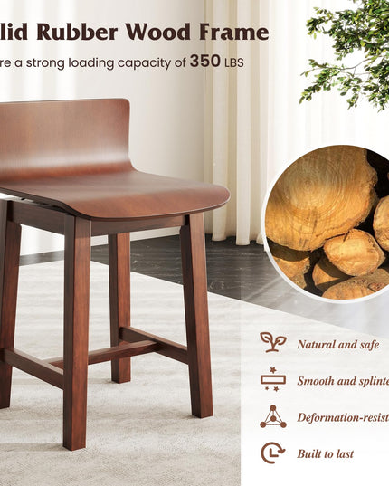 Giantex 19" Swivel Dining Chairs Set of 2/4