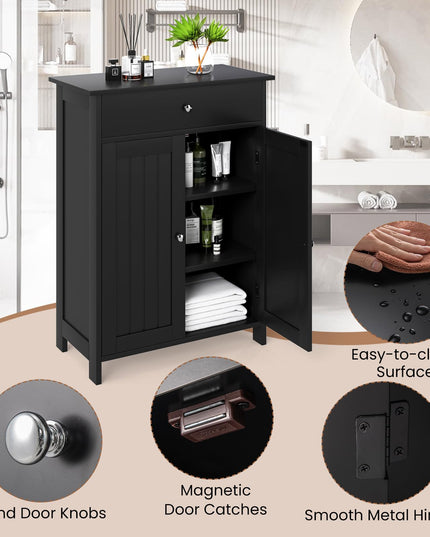 Giantex  Freestanding Bathroom Storage Cabinet