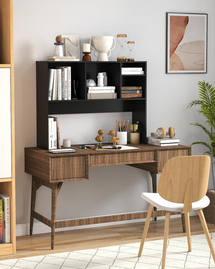 Étagère de bureau Giantex avec 4 niveaux pour bureau d'ordinateur (25,4 cm P x 94 cm L x 72,4 cm H)