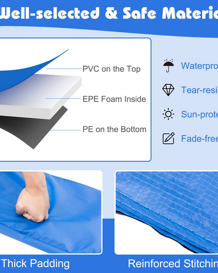 Giantex Trampoline Pad, Tear-Resistant Edge Cover Springs Protection Pad