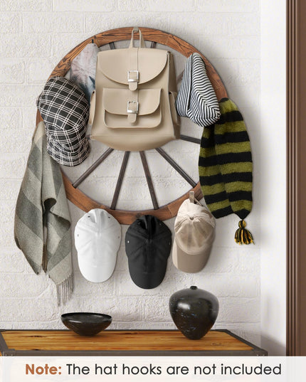 Giantex 30-Inch Wagon Wheels 4 Pieces, Decorative Wooden Wheels