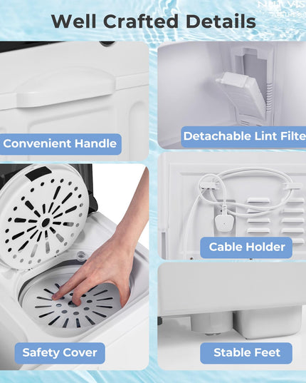 Giantex Portable Washing Machine 20 LBS Washer & Spinner Combo