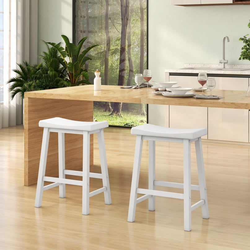 Giantex 24" Bar Stools Set of 2/4 for Kitchen Island
