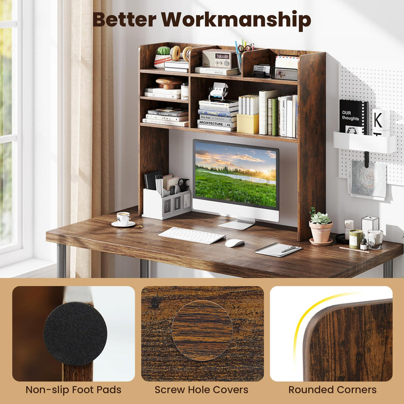 Giantex Desktop Bookshelf for Home Office
