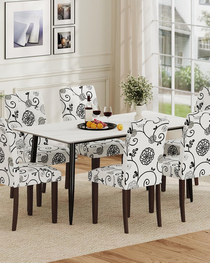 Giantex Tufted Dining Chairs Set of 2/4 Upholstered Kitchen Chairs