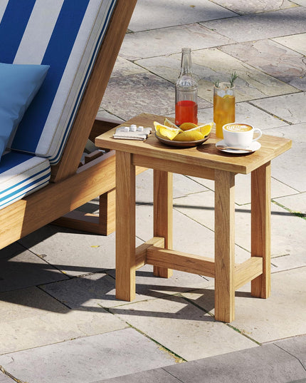 Giantex Teak Shower Bench Stool for Seniors