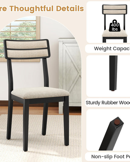 Giantex Modern Dining Chairs Set of 2/4