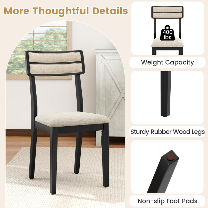 Giantex Modern Dining Chairs Set of 2/4