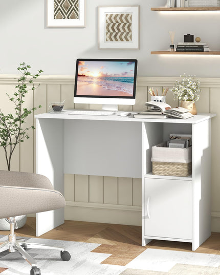 Giantex White Computer Desk with Drawers