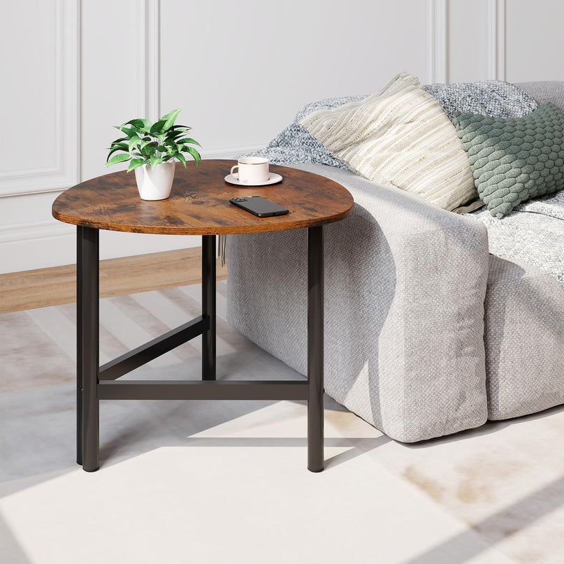 Giantex Triangle End Table | Small Coffee Table for Small Space Living Room