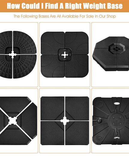 10 ft Pool Umbrellas with 32 LED Lights Solar Powered Offset Umbrella