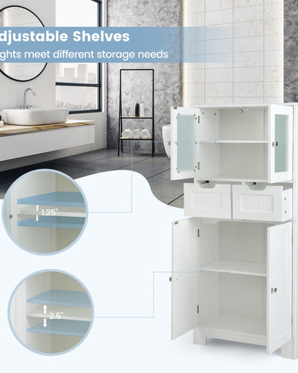 Freestanding Bathroom Cabinet - Giantex