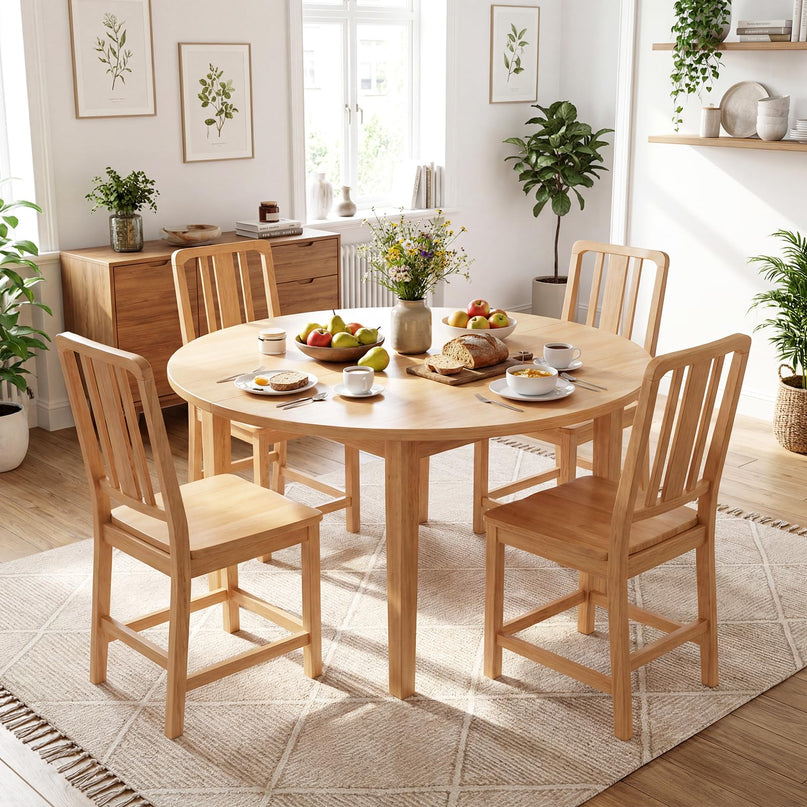 Giantex Natural Dining Room Chair for Living Room Restaurant