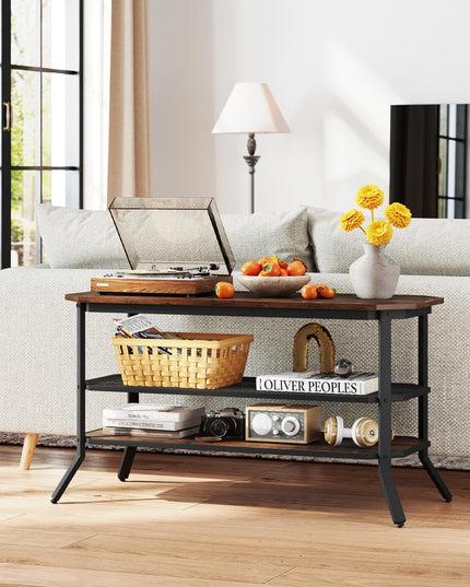 Giantex TV Stand 3 Tier Industrial Entertainment Center