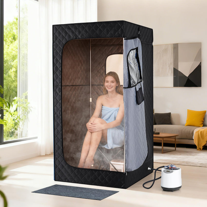 Giantex Portable Full Body Sauna Tent | 3L/1200W Fast-Heat Steamer