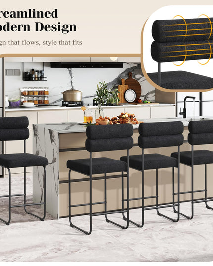 Giantex 26" Counter Height Bar Stools Set of 2/4