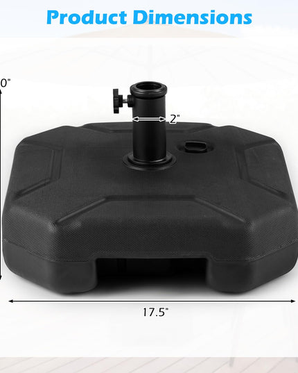 Giantex  - Heavy Duty HDPE Market Table Umbrella Pole Holder for Outdoor