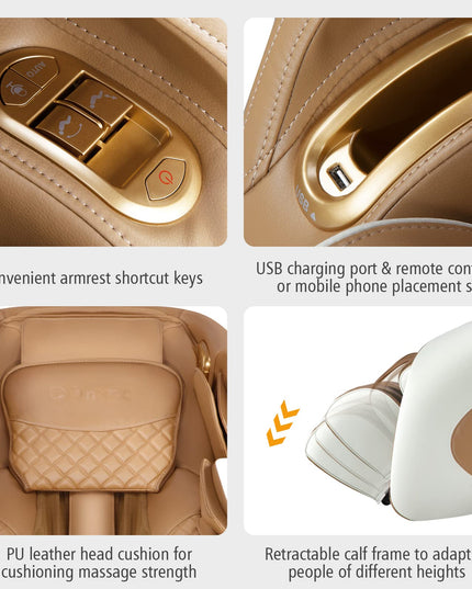 Giantex Full Body Massage Chair - Zero Gravity Shiatsu Massage Recliner