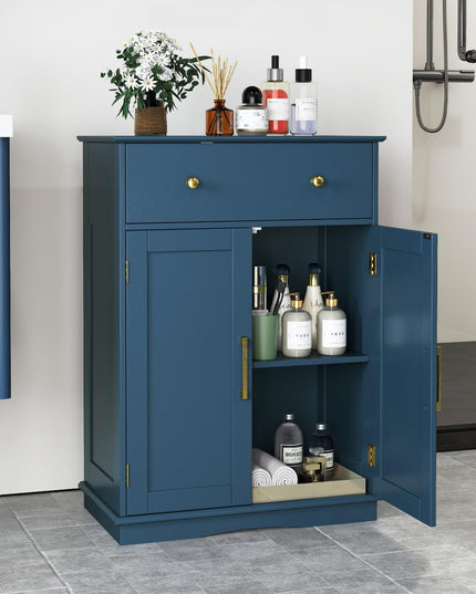 Giantex Bathroom Storage Cabinet with Drawers & Doors