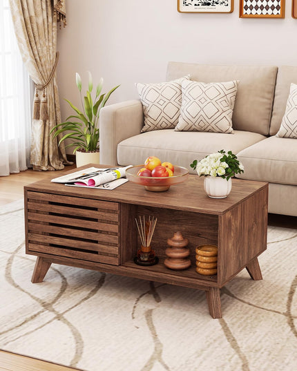 GIANTEX 35.5" Lift Top Coffee Table with Storage for Living Room