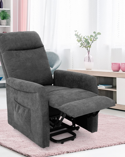 Giantex Power Lift Recliner Chair for Elderly, Ergonomic Lounge Chair